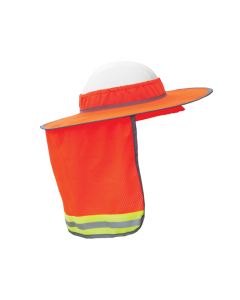 IRONWEAR 1270 HARD HAT COVER,ORANGE