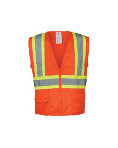 IRONWEAR 1287FR-OZ-RD MENS SAFETY VEST ORANGE