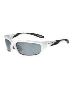 RADIANS 2243 INFINITY PREMIUM WHITE FRAME SILVER MIRROR LENS Z87 SAFETY GLASSES