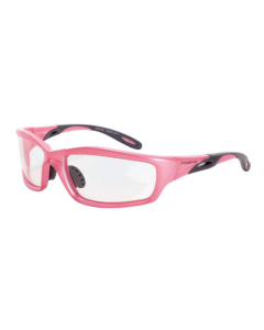 RADIANS 22528 INFINITY PREMIUM PINK FRAME SMOKE LENS Z87 SAFETY GLASSES