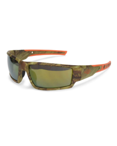 RADIANS 411432 CUMULUS PREMIUM CAMO FRAME GOLD MIRROR LENS Z87 SAFETY GLASSES