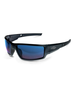 RADIANS 41626 CUMLUS PREMIUM BLACK FRAME BLUE LENS Z87 SAFETY GLASSES