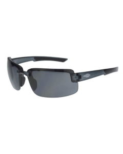 RADIANS 440401 BLACK FRAME SMOKE LENS Z87 SAFETY GLASSES