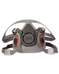 ORS 6200/07025 3M HALF FACEPIECE RESPIRATOR 6000 SERIES, MEDIUM, RESIST GASES, VAPORS, PARTICULATES, ADJUSTABLE STRAP, TPE