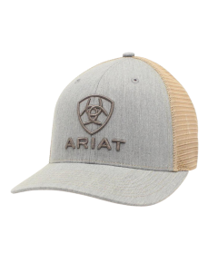 ARIAT A3000012008 EMBROIDERED GREY/TAN CAP