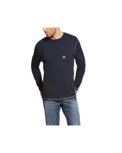 ARIAT 10019058 MENS REBAR WORKMAN T-SHIRT, NAVY