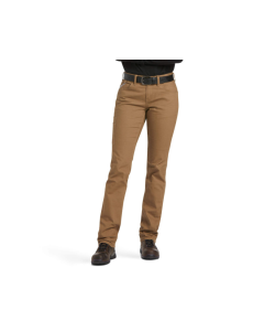 ARIAT 10039150 WOMENS REBAR DURASTRETCH MADE TOUGH STRAIGHT LEG PANT, KHAKI