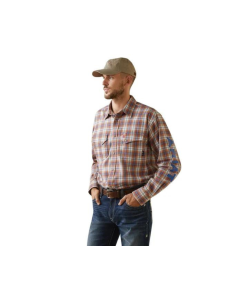 ARIAT 10043746 MEN'S FR BENTLEY LOGO SNAP LS WORK SHIRT