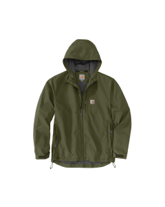 CARHARTT 104671 RAIN DEFENDER RELAXED FIT LIGHTWEIGHT JACKET -1 WARM RATING, BASIL