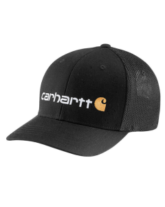 CARHARTT 105353 RUGGED FLEX FITTED CANVAS MESH-BACK LOGO GRAPHIC CAP