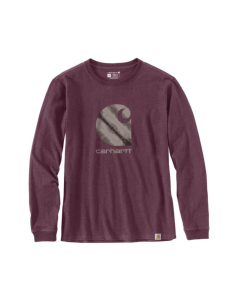 CARHARTT 105660 WOMEN'S LOOSE FIT HEAVYWEIGHT LS GRAPHIC TEE