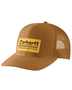 CARHARTT 105693 CANVAS MESH0BACK OUTDOORS PATCH CAP