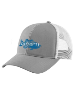 CARHARTT 105694 CANVAS MESH-BACK FISH GRAPHIC CAP