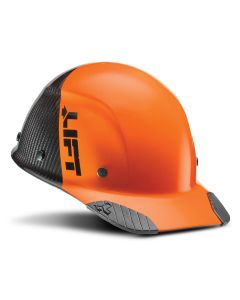 LIFT SAFETY HDC50C-19OC DAX CARBON FIBER CAP BRIM 50 ORANGE BLACK