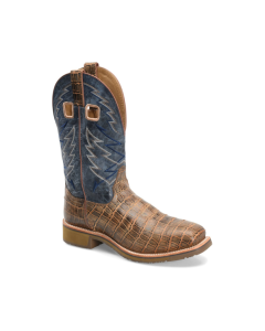 DOUBLE-H DH7011 MENS 11" STEEL TOE ROPER PULL ON WORK BOOTS