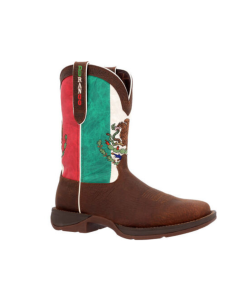 DURANGO DDB0431 MENS 11" REBEL BY DURANGO STEEL TOE MEXICO FLAG WESTERN BOOT