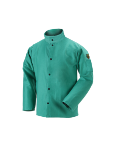 BLACK STALLION F9-30C TRUGUARD 200 FR COTTON WELDING JACKET, GREEN