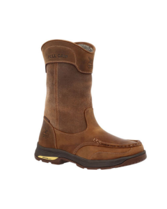 Gb00550 Men Brn 11" Work Moc/Zipper