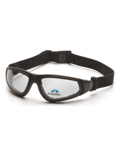 PYRAMEX GB4010STR25 BIFOCAL FOAM LINED CLEAR +2.5 Z87 SAFETY GLASSES/GOGGLES