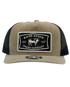 HOOEY 2261T-RUBK  RANK STOCK TRUCKER HAT MESH BACK SNAPBACK PATCH CAP HAT