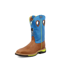TWISTED-X MLCS012 MENS 12" STEEL TOE LITE WESTERN PULL ON WORK BOOTS