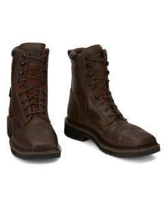 JUSTIN SE462 MENS 8" COMPOSITE TOE WORK BOOTS