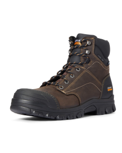 ARIAT 10034673 MENS 6" TREADFAST WATERPROOF STEEL TOE WORK BOOTS