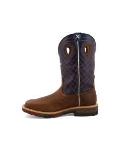 TWISTED-X MXBAW01 MENS 12" ALLOY TOE WESTERN PULL ON WORK BOOTS