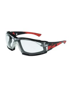 RADIANS OBL1-13 OBLITERATOR IQ-IQUITY ANTI FOG FOAM LINED CLEAR Z87 SAFETY GLASSES