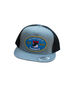 RED DIRT HAT CO RDHC202 BUCKING BUFFALO, HEATHER GREY