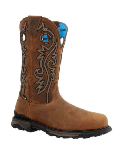 Rkw0376 Rocky Mens 12"  Carbon 6 Carbon Toe Waterproof Pull-On Western Boot