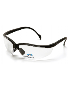 PYRAMEX SB1810R25 BLACK-CLEAR READER LENS + 2.5 Z87 SAFETY GLASSES