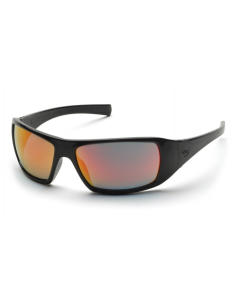 PYRAMEX SB5645D GOLIATH BLACK FRAME ORANGE LENS Z87 SAFETY GLASSES