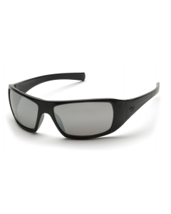 PYRAMEX SB5670D BLACK-SILVER MIRROR Z87 SAFETY GLASSES
