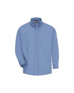 BULWARK SEG6LB MENS FR DRESS SHIRT EXCEL 5.25OZ LIGHT BLUE