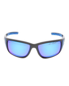 MCR SR438B SWAGGER SR4 GUN METAL, BLUE Z87 SAFETY GLASSES