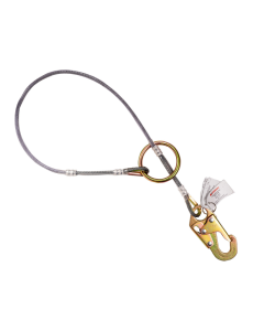 KSTRONG UFA710006 6FT WIRE ANCHOR SLING WITH SNAP HOOK AND LARGE O-RING (ANSI)