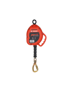 KSTRONG UFS310130 BRUTE 30FT CABLE SRL WITH LOAD INDICATING SWIVEL LOCKING CARABINER