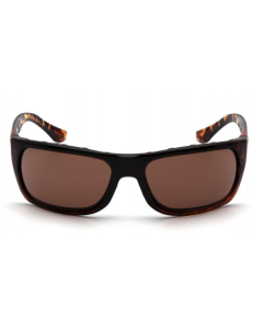 PYRAMEX VGST918T TORTOISE FRAME BRONZE LENS Z87 SAFETY GLASSES
