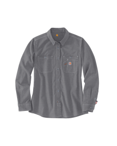 CARHARTT 104147-GRY WOMENS FR FORCE RELAXED FIT LONG SLEEVE SHIRT GREY