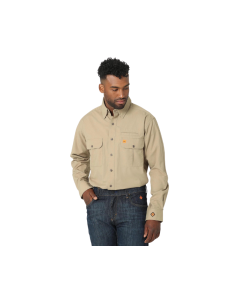 WRANGLER 2319239 MENS FR VENTED LONG-SLEEVE VENTED WORK SHIRT